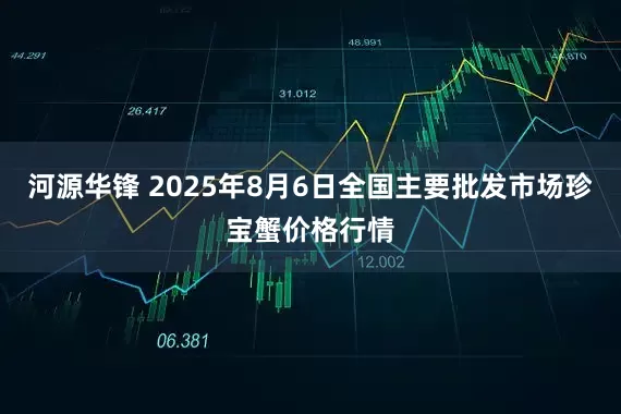 河源华锋 2025年8月6日全国主要批发市场珍宝蟹价格行情
